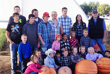 pumpkin picking